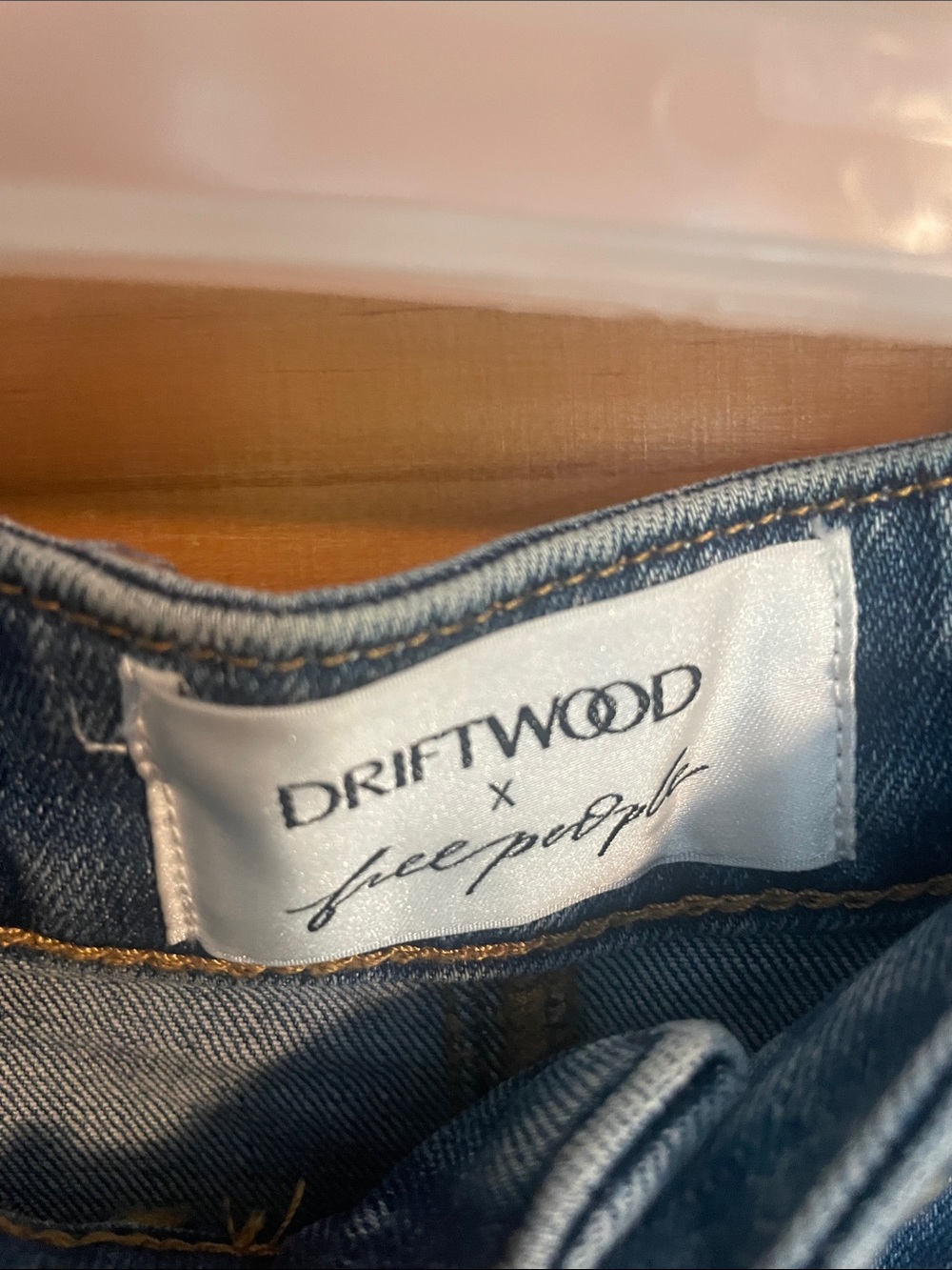 DRIFTWOOD Blue Embroidered Tiered Denim Maxi Skirt - Picture 4 of 10